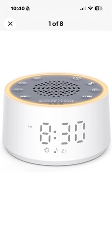 Dreamegg white noise machine - white,